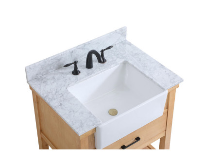 Elegant Bathroom Vanity - Natural Wood (VF60130NW-BS)