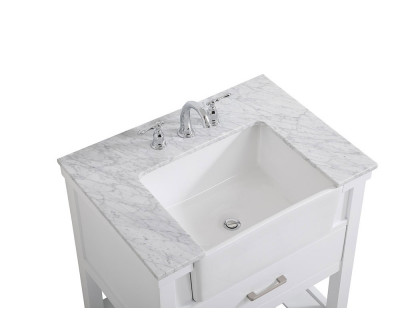 Elegant Bathroom Vanity - White (VF60130WH)