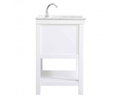 Elegant Bathroom Vanity - White (VF60130WH)