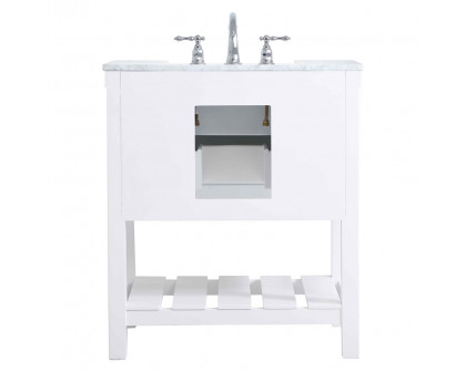 Elegant Bathroom Vanity - White (VF60130WH)