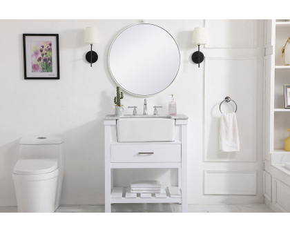 Elegant Bathroom Vanity - White (VF60130WH)