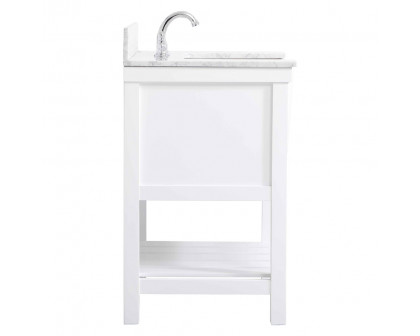 Elegant Bathroom Vanity - White (VF60130WH-BS)