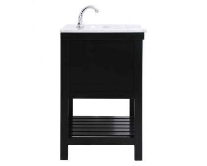 Elegant Bathroom Vanity - Black (VF60136BK)