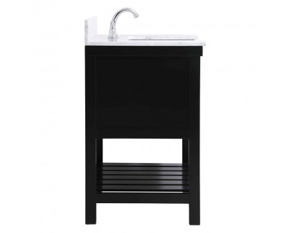 Elegant Bathroom Vanity - Black (VF60136BK-BS)