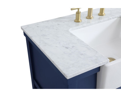 Elegant Bathroom Vanity - Blue (VF60136BL)