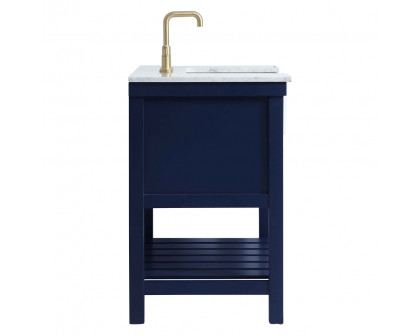 Elegant Bathroom Vanity - Blue (VF60136BL)