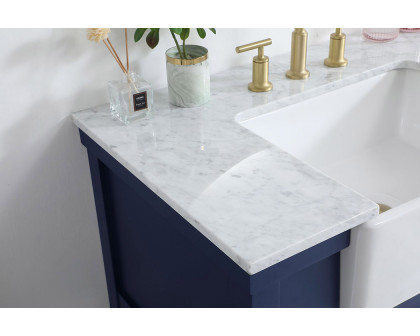 Elegant Bathroom Vanity - Blue (VF60136BL)