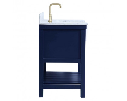 Elegant Bathroom Vanity - Blue (VF60136BL-BS)