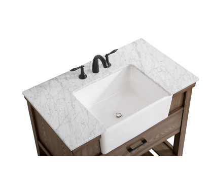 Elegant Bathroom Vanity - Driftwood (VF60136DW)