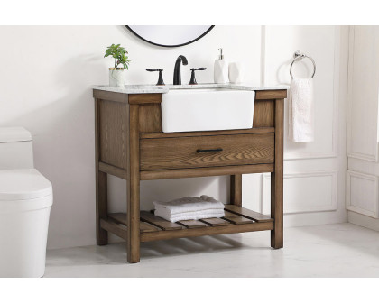 Elegant Bathroom Vanity - Driftwood (VF60136DW)