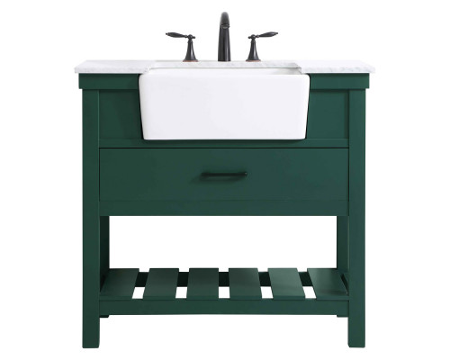 Elegant Bathroom Vanity - Green (VF60136GN)