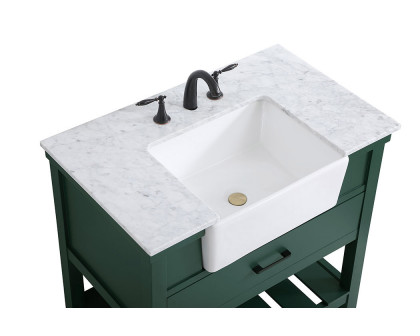 Elegant Bathroom Vanity - Green (VF60136GN)