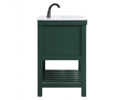 Elegant Bathroom Vanity - Green (VF60136GN)