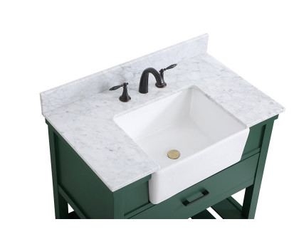 Elegant Bathroom Vanity - Green (VF60136GN-BS)