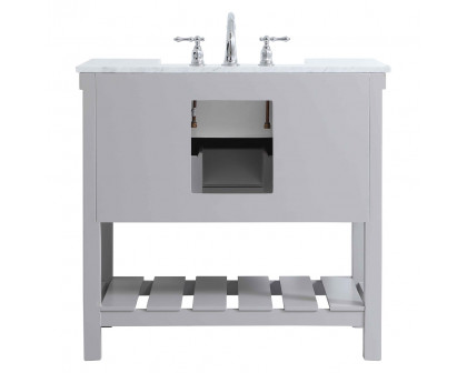 Elegant Bathroom Vanity - Gray (VF60136GR)