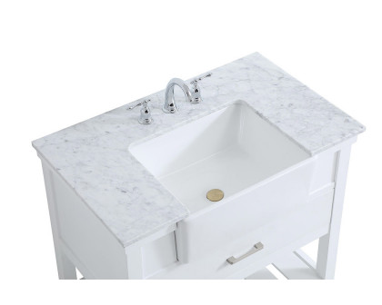 Elegant Bathroom Vanity - White (VF60136WH)