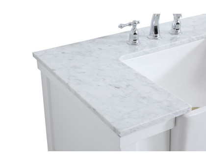 Elegant Bathroom Vanity - White (VF60136WH)