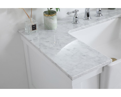 Elegant Bathroom Vanity - White (VF60136WH)