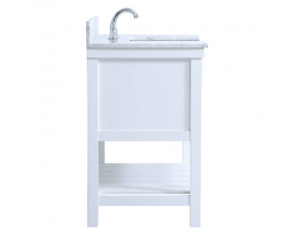 Elegant Bathroom Vanity - White (VF60136WH-BS)