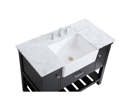 Elegant Bathroom Vanity - Black (VF60142BK)