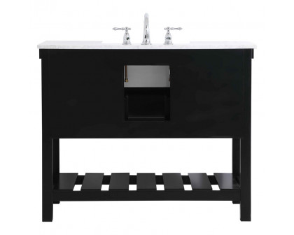 Elegant Bathroom Vanity - Black (VF60142BK)