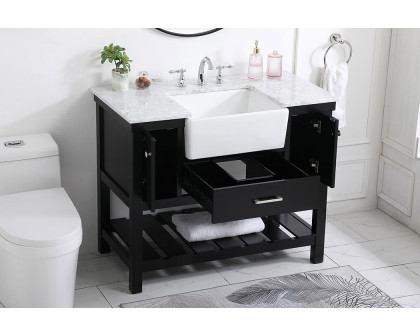 Elegant Bathroom Vanity - Black (VF60142BK)