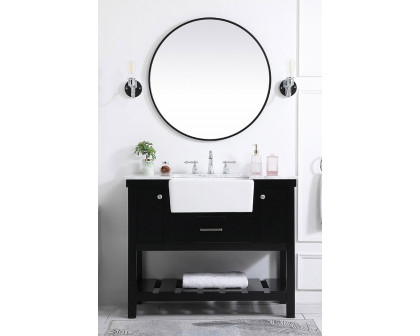 Elegant Bathroom Vanity - Black (VF60142BK)