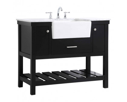 Elegant Bathroom Vanity - Black (VF60142BK)