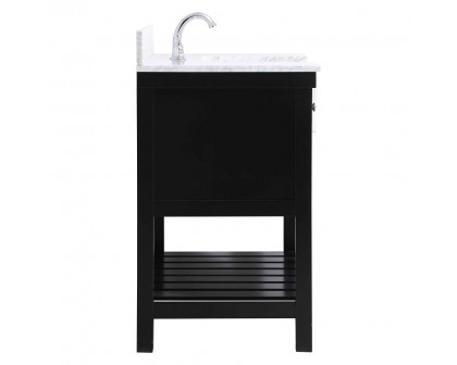 Elegant Bathroom Vanity - Black (VF60142BK-BS)