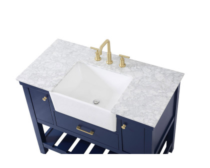 Elegant Bathroom Vanity - Blue (VF60142BL)