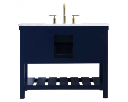 Elegant Bathroom Vanity - Blue (VF60142BL)