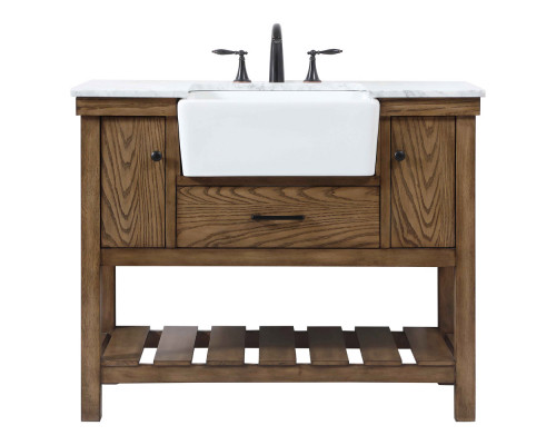 Elegant Bathroom Vanity - Driftwood (VF60142DW)