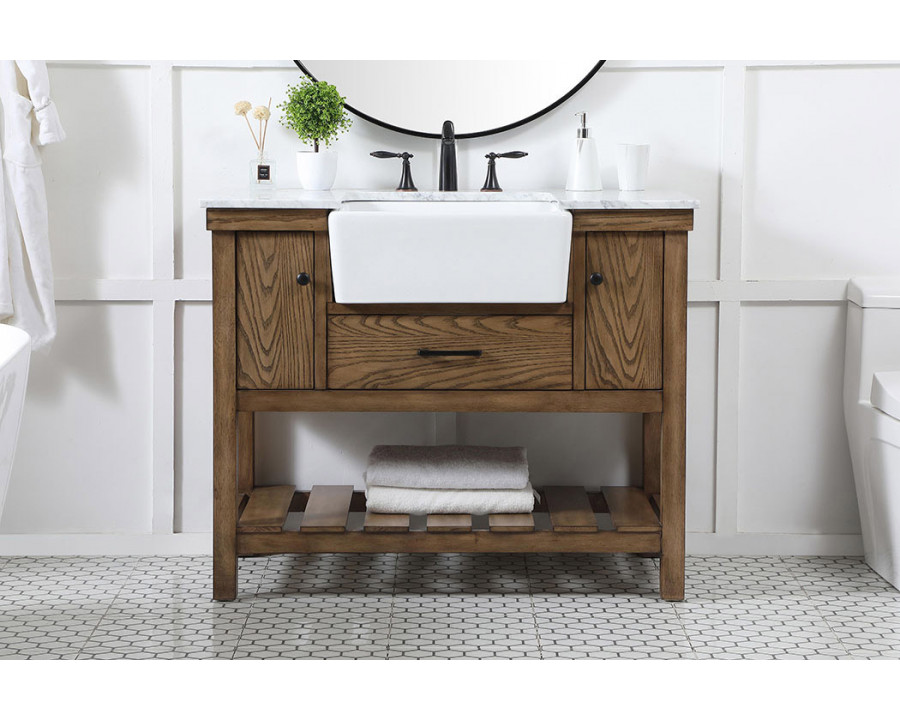 Elegant Bathroom Vanity - Driftwood (VF60142DW)