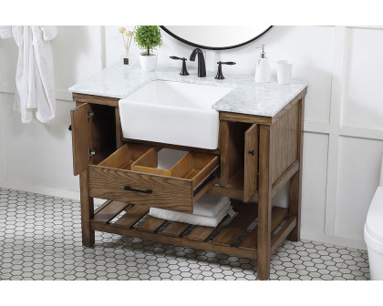 Elegant Bathroom Vanity - Driftwood (VF60142DW)