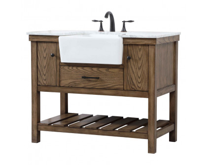 Elegant Bathroom Vanity - Driftwood (VF60142DW)