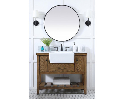 Elegant Bathroom Vanity - Driftwood (VF60142DW-BS)