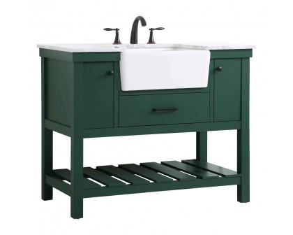 Elegant Bathroom Vanity - Green (VF60142GN)