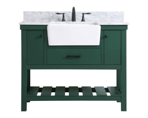 Elegant Bathroom Vanity - Green (VF60142GN-BS)