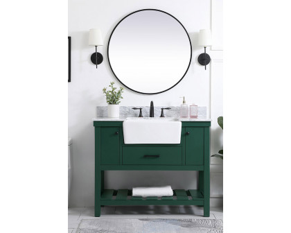 Elegant Bathroom Vanity - Green (VF60142GN-BS)