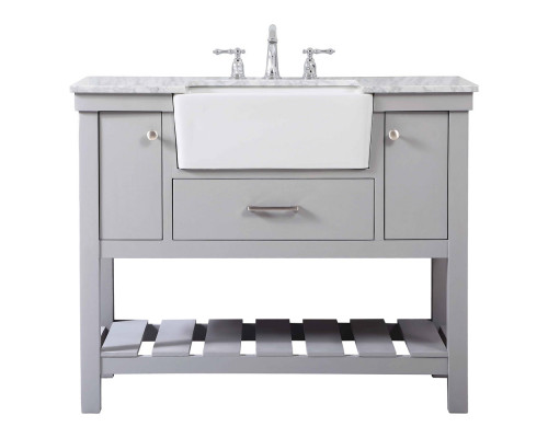 Elegant Bathroom Vanity - Gray (VF60142GR)