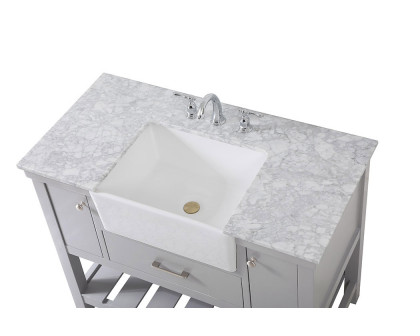 Elegant Bathroom Vanity - Gray (VF60142GR)