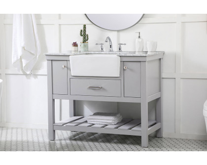 Elegant Bathroom Vanity - Gray (VF60142GR)