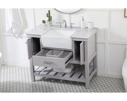 Elegant Bathroom Vanity - Gray (VF60142GR)