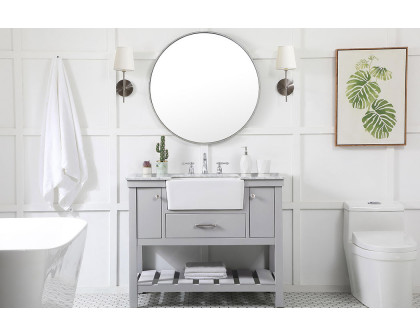 Elegant Bathroom Vanity - Gray (VF60142GR)