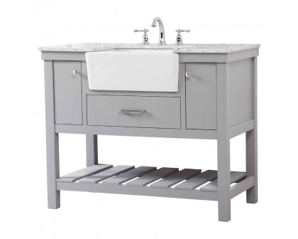 Elegant Bathroom Vanity - Gray (VF60142GR)