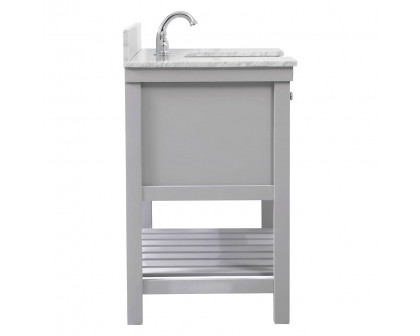 Elegant Bathroom Vanity - Gray (VF60142GR-BS)