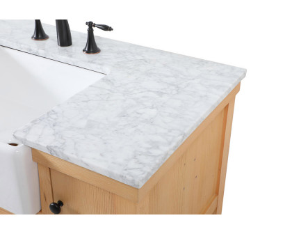 Elegant Bathroom Vanity - Natural Wood (VF60142NW)