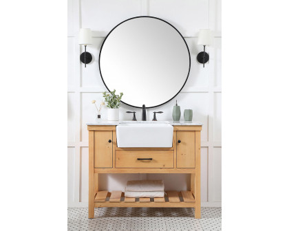 Elegant Bathroom Vanity - Natural Wood (VF60142NW)