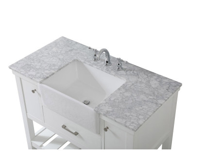 Elegant Bathroom Vanity - White (VF60142WH)