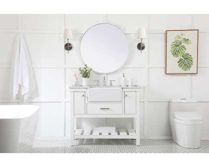 Elegant Bathroom Vanity - White (VF60142WH)